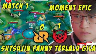 SUTSUJIN PAKE FANNY BIKIN NOLAN BERGETAR - RRQ VS BTR MATCH 1 - MOMENT WAR