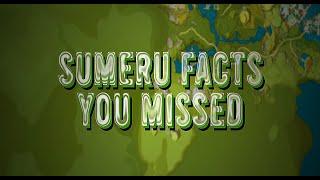 Sumeru Facts You forgot About[genshin impact] #shorts