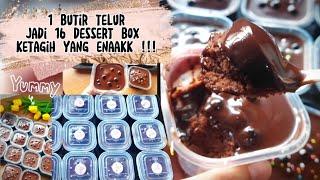 Cake ketagih Viral ekonomis dalam bentuk dessert box enak banget bisa jadi ide jualan kekinian