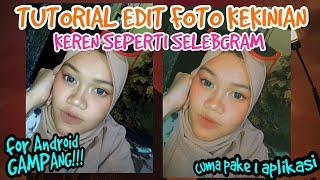 TUTORIAL/Cara EDIT FOTO KEKINIAN KEREN - efek oren/warm | GAMPANG - VSCO | Wulan Mudmud