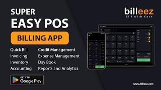 Free Billing POS | Easy billing | Any retail shop | Restaurant POS App | Free Billing App | Billeez