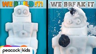Snow-Bot meets Coal Blaster | WE BUILD IT WE BREAK IT | Learn #withme
