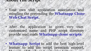 Whatsapp Clone Script   Whatsapp Clone   Whatsapp Script   Whatsapp Clone Web Chat Script