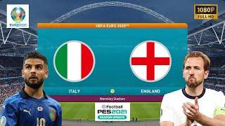 PES 21 | England vs Italy | UEFA EURO 2020 | PC Gameplay | 1080p HD