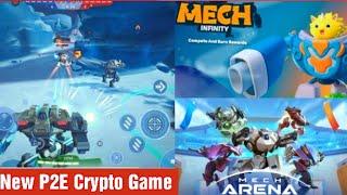 Mech Infinity - New Free Play To Earn NFT Crypto Blockchain Trending Game Gameplay tutorial 2022