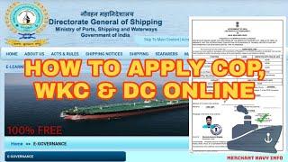 How to apply COP online | Able Seafarer Deck and Engine | Watchkeeping Certificate