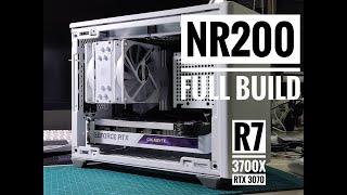 My 1st mini-ITX PC timelapse. R7-3700X RTX-3070 NR200 WHITE Full Build