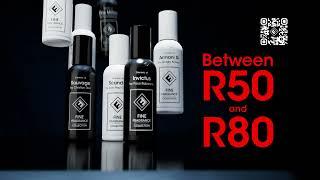 Fine Fragrance Collection. Get yours for between R50 and R80 a bottle!