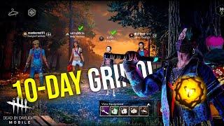 10 Days of Prestige Grinding for 900 Aura Cells!  | Dead By Daylight Mobile