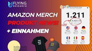 Amazon Merch - Personalisierbares Shirt, Neue Kappe, Neuer Becher? + Amazon Einnahmen April 2024