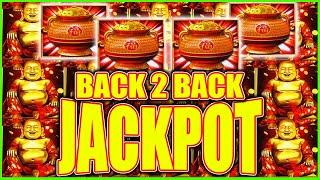 The Greatest BACK 2 BACK 4 SCATTER BONUS Jackpot! Happy & Prosperous Dragon Link Slot