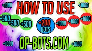 [TUTORIAL] November // 2023 // HOW TO USE Op-bots.com (+200 Coin BOTS free Giveaway) *NEW*