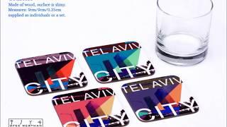 tel aviv city by Designer Ofek Wertman Israeli Gifts call 0544989773