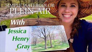 Simple Watercolor Plein Air Painting with Jessica Henry Gray