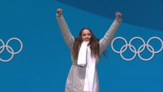 Alina Zagitova Olymp 2018 GOLD Medal Ceremony