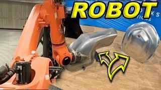 This ROBOT Can MAKE SHEET METAL BODY PANELS In Minuets out of ANY MATERIAL! SEMA 2024