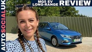 2021 MG5 EV long range review - Best value for money family electric car?  UK 4K FACELIFT