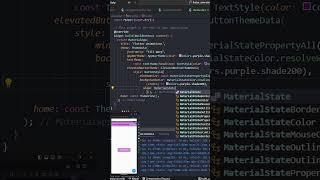 Flutter Theme (Theme Data) | Flutter Design Tutorial #shorts