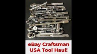 Unboxing $150 eBay Tool Haul - Craftsman USA Tools - 3/8" RHFT Flex Head Ratchet