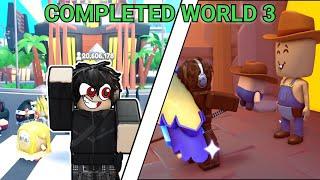 I found Flamingo & Completed World 3 in YouTube Legends! | (Roblox)