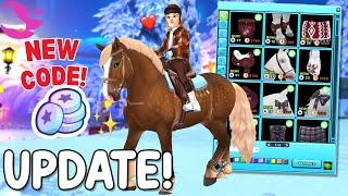 *NEW* REDEEM CODE, WINTER VILLAGE SHOPS & CHAMPIONSHIP RANKS!! STAR STABLE UPDATE!!