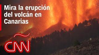 Las imágenes de la erupción del volcán Cumbre Vieja en Canarias, España