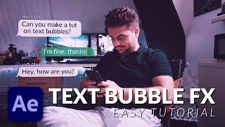 How To Create a Message Bubble in After Effects - Tutorial