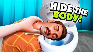 I Tried to Hide A BODY In A TOILET in VR!