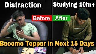 Become topper in next 15 days| Most unique way of studying|