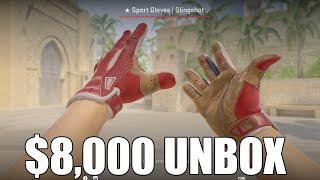 I UNBOXED $8000 GLOVES (ABSOLUTELY INSANE) (SkinClub)