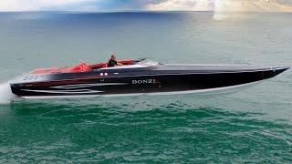 DONZI 43 ZR Power Boat - Ferrari Performance meets James Bond Style