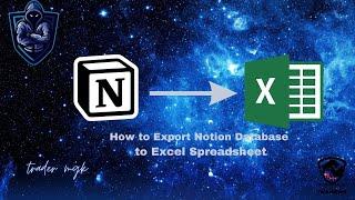 How to Export Notion Database to Excel Spreadsheet