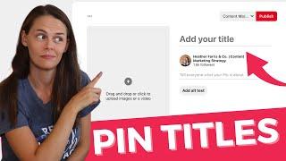 How to Write Pin Titles on Pinterest That Make People Want to Click: + Pin Title Template to Swipe!
