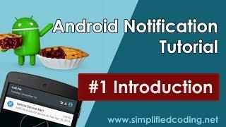 #1 Android Notification Tutorial - Introduction