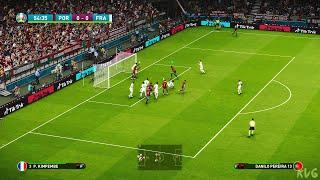 eFootball PES 2021 - Portugal vs France - UEFA EURO 2020 Gameplay (PS5 UHD) [4K60FPS]