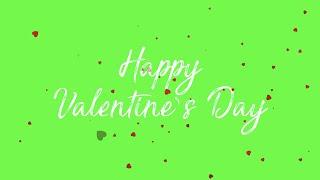 Valentines Day Green Screen Effects I Heart Green Screen Effects I Love Green Screen Effects Video I