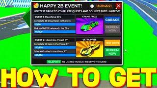 HOW TO COMPLETE 2B QUEST 1 & QUEST 2 in CAR DEALERSHIP TYCOON! 2B EVENT ROBLOX