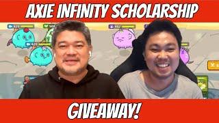 AXIE INFINITY SCHOLARSHIP GIVEAWAY!