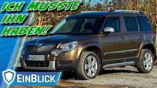 GEBRAUCHTWAGEN-TIPP? Skoda Yeti 2.0 TDI 4x4 - praktisch, günstig & haltbar - so geht Skoda!