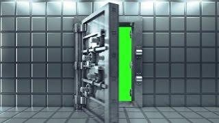 Green Screen Door Vault Bank Intro - Footage PixelBoom
