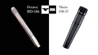 Shure sm57 vs Octava md186(AKG D224E clone)