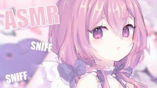 【ASMR】Ear Sniffing & Gentle Blowing To Calm You Down ~  Soft Breathing + Smooches