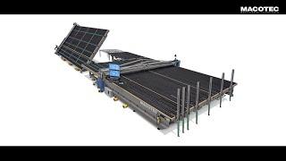 Macotec - AUTOMATIC COMBINED LINE 6M BRIDGE Laminated + Float Monolithic Straight & Shaped Glass