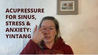 Acupressure for Sinus, Stress & Anxiety: Yintang