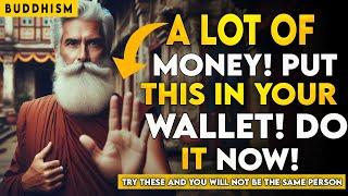 CARRY THIS IN YOUR PURSE OR WALLET AND THE MONEY WILL EASILY COME TO YOU  BUDDHIST TEACHINGS