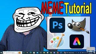 How to Edit A Meme Template in Paint, GIMP, Photoshop & Adobe Express