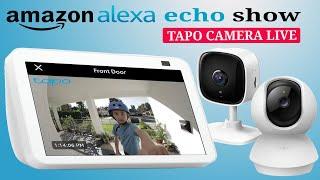 Tapo wifi camera view on amazon alexa echo show linking tapo skill with alexa app