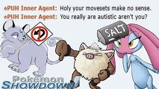 How to Counter U-Turn on Pokemon Showdown with Memes! Salty Pokemon Showdown Players in the PU Tier!