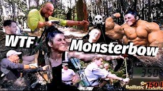 Compilation 111 - 160 lbs Shooting Monsterbows Crazy-Fun / Thomas Brugger Bogensport Extreme Archery