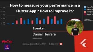How to measure your performance in a Flutter App? How to improve it?